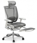 Кресло офисное Expert SPRING Grey эргономичное с подставкой