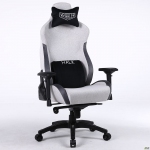 Крісло геймерське AMF VR Racer Textile Halk сірий/чорний