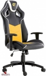 КРЕСЛО ГЕЙМЕРСКОЕ GT RACER X-2560 BLACK/WHITE/YELLOW