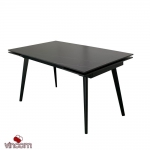 Стол раскладной Concepto HUGO LOFTY BLACK КЕРАМИКА 140-200 см