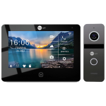 Комплект видеодомофона NeoLight ALPHA HD WF Black и NeoLight SOLO FHD Graphite