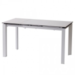 Стол обеденный Concepto BRIGHT PURE WHITE керамика 102-142 см