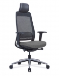 Крісло офісне KreslaLux FILO-A1 BLACK/GREY