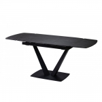 Стол керамический Concepto ELVI BLACK MARBLE 120-180 см черный