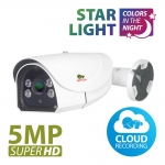 Відеокамера Partizan IPO-VF5RP Starlight 1.0 Cloud 5.0MP IP Варифокал