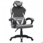 Кресло геймерское Amf VR Racer Dexter Lambert серый/белый
