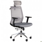 Кресло офисное Amf Install Black Alum Grey/Grey