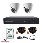 Комплект AHD видеонаблюдения CoVi Security AHD-2D KIT + HDD500