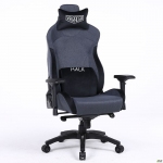 Крісло геймерське AMF VR Racer Textile Halk чорний