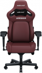 Кресло геймерское Anda Seat Kaiser 4 Size XL PVC Maroon Premium