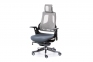 Купить Кресло офисное Special4You WAU SLATEGREY FABRIC SNOWY NETWORK в Киеве с доставкой по Украине | vincom.com.ua