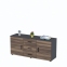 Тумба офісна Loft design NTB-140-62 Горіх Модена
