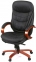 Купити Крісло офісне Аклас Валенсия Soft EX MB (шкіра LC-A Black/PU Black) у Києві з доставкою по Україні | vincom.com.ua