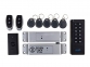 Беспроводной комплект контроля доступа с радиобрелками SEVEN LOCK SL-7708r black