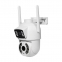 IP PTZ-видеокамера с WiFi 3Mp+3Mp Light Vision VLC-9130WI/2C (Tuya) f=3.6mm+3.6mm, ИК+LED-подсветка, с микрофоном