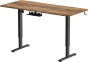 Компьютерный стол OfficePro ODE1670DW Dark Wood/Black с электрорегулировкой высоты